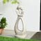 Glitzhome® 24.75" Modern Abstract Sculpture Hugging Mommy & Baby Garden Statue